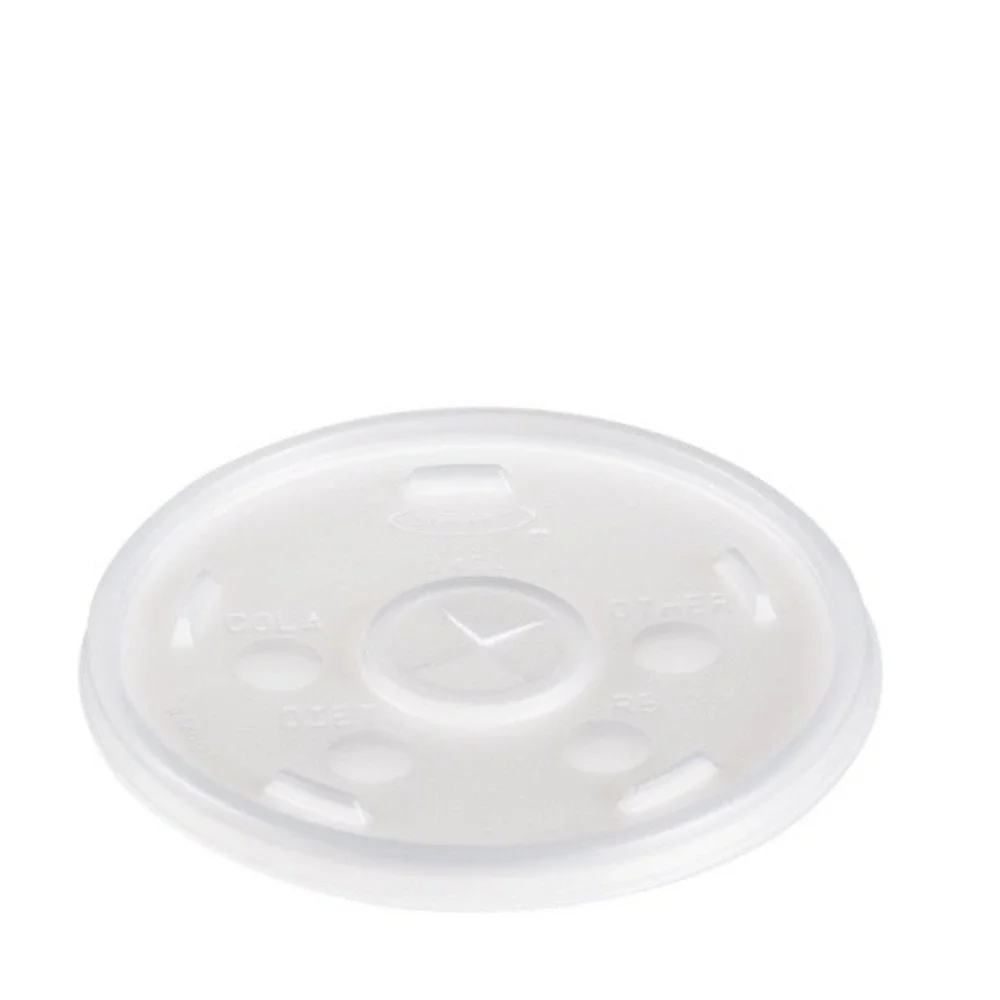 300 Pcs Dart 24 oz HIPS Straw-Slotted Translucent Lids Item : 24SL
